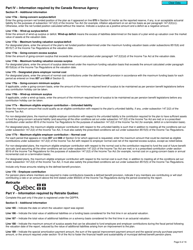 Form T1200 Actuarial Information Summary - Canada, Page 6