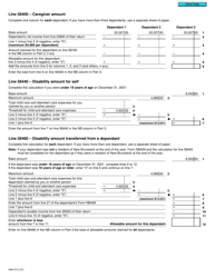 Form T2203 (9404-D) Worksheet NB428MJ New Brunswick - Canada, Page 2