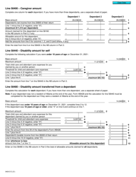 Form T2203 (9409-D) Worksheet AB428MJ Alberta - Canada, Page 2
