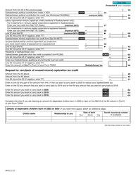 Form T2203 (SK428MJ; 9408-C) Part 4 Saskatchewan Tax (Multiple Jurisdictions) - Canada, Page 2