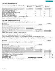 Form T2203 (9412-D) Worksheet NT428MJ Northwest Territories - Canada, Page 2