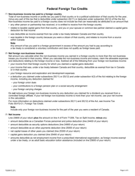 Form T2209 Federal Foreign Tax Credits - Canada, Page 4