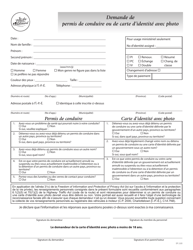 Form DPC-2630 Application for a Driver's License or Photographic Identification Card - Prince Edward Island, Canada (English/French), Page 2