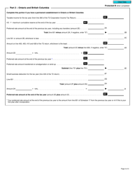 Form T2 Schedule 17 Credit Union Deductions (2021 and Later Tax Years) - Canada, Page 2