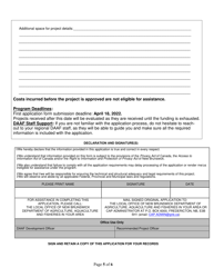 Fruit and Vegetable Industry Development Program Application Form - New Brunswick, Canada, Page 5