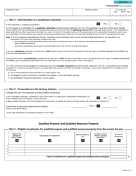 Form T2 Schedule 31 Investment Tax Credit - Corporations (2019 and Later Tax Years) - Canada, Page 3