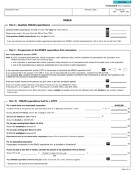 Form T2 Schedule 31 Investment Tax Credit - Corporations (2019 and Later Tax Years) - Canada, Page 5