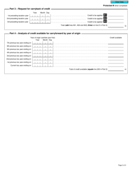 Form T2 Schedule 321 Prince Edward Island Corporate Investment Tax Credit (2018 and Later Taxation Years) - Canada, Page 2