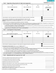 Form T2 Schedule 384 Manitoba Paid Work Experience Tax Credit (2018 and Later Tax Years) - Canada, Page 4