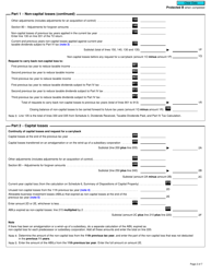 Form T2 Schedule 4 Corporation Loss Continuity and Application (2021 and Later Tax Years) - Canada, Page 2
