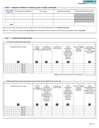 Form T2 Schedule 4 Corporation Loss Continuity and Application (2021 and Later Tax Years) - Canada, Page 6