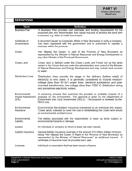 Application Form - Wind Farm Lease - New Brunswick, Canada, Page 16