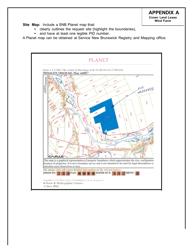 Application Form - Wind Farm Lease - New Brunswick, Canada, Page 20