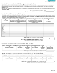 Form T3D Income Tax Return for Deferred Profit Sharing Plan (Dpsp) or Revoked Dpsp - Canada, Page 4