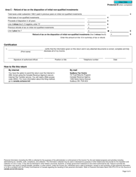 Form T3D Income Tax Return for Deferred Profit Sharing Plan (Dpsp) or Revoked Dpsp - Canada, Page 5