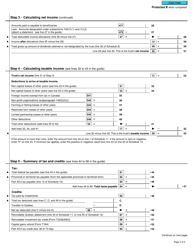 Form T3 RET Trust Income Tax and Information Return - Canada, Page 4