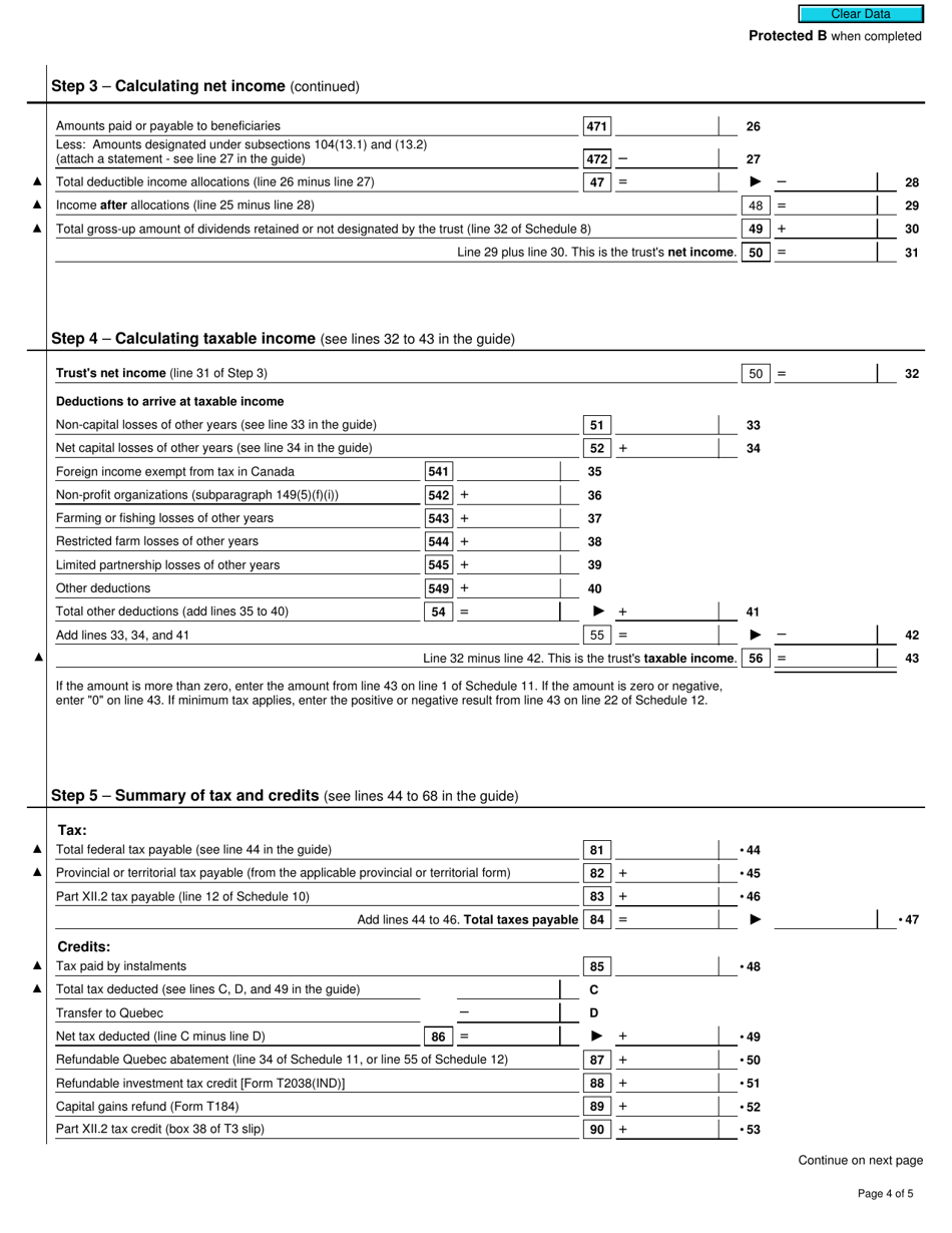 Form T3 RET - 2021 - Fill Out, Sign Online and Download Fillable PDF ...