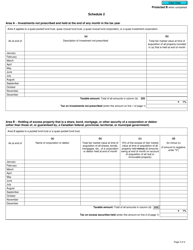 Form T3RI Registered Investment Income Tax Return - Canada, Page 3