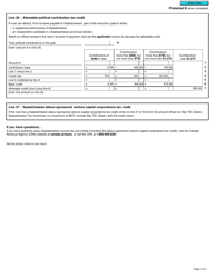 Form T3SK Saskatchewan Tax - Canada, Page 2