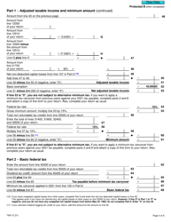 Form T691 Alternative Minimum Tax - Canada, Page 4