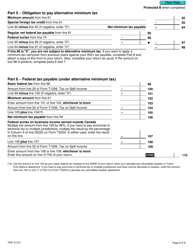 Form T691 Alternative Minimum Tax - Canada, Page 6