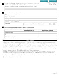 Form T1000-1 Registered Journalism Organization Information Return - Canada, Page 6