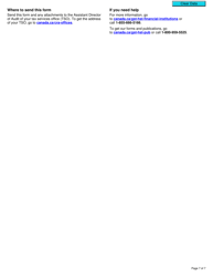 Form RC7211 Application for Authorization or Revocation for an Exchange-Traded Fund to Use Particular Methods to Determine Its Provincial Attribution Percentages for an Slfi for Gst/Hst and Qst Purposes or Only for Qst Purposes - Canada, Page 7