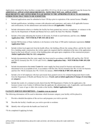 Health Facility Application (Initial or Renewal) - New Hampshire, Page 3