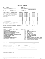 Health Facility Application (Initial or Renewal) - New Hampshire, Page 5
