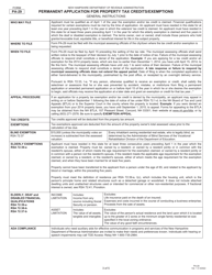 Form PA-29 Permanent Application for Property Tax Credits/Exemptions - New Hampshire, Page 3