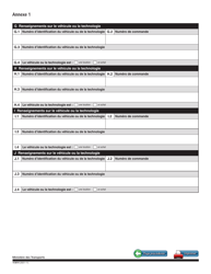 Forme V-3014 Document De Cession De L&#039;aide Financiere - Programme Ecocamionnage - Quebec, Canada (French), Page 3