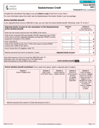 Document preview: Form SK479 (5008-TC) Saskatchewan Credit - Canada, 2021