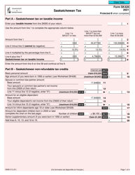 Document preview: Form SK428 (5008-C) Saskatchewan Tax - Canada, 2021