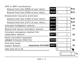 Form SK428 (5008-C) Saskatchewan Tax - Canada, Page 6