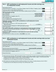 Form 5005-S8 Schedule 8 Quebec Pension Plan Contributions - Canada, Page 3
