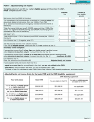 Form 5005-S6 Schedule 6 Canada Workers Benefit (For Qc Only) - Canada, Page 3