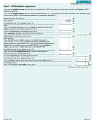 Form 5005-S6 Schedule 6 Canada Workers Benefit (For Qc Only) - Canada, Page 5