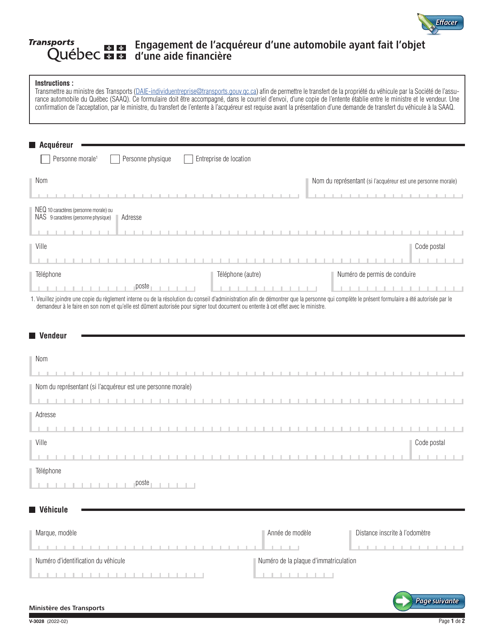 Forme V-3028  Printable Pdf