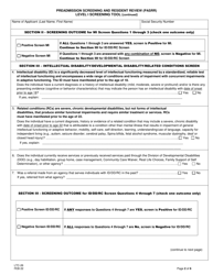 Form LTC-26 Pre-admission Screening and Resident Review (Pasrr) Level I Screen - New Jersey, Page 2