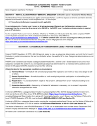 Form LTC-26 Pre-admission Screening and Resident Review (Pasrr) Level I Screen - New Jersey, Page 4