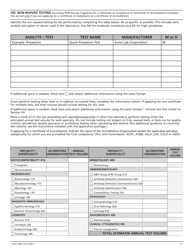 Form CMS-116 Clinical Laboratory Improvement Amendments (Clia) Application for Certification, Page 4