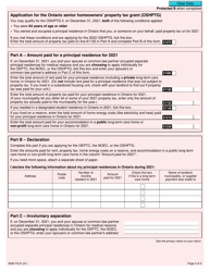 Form 5006-TG (ON-BEN) Application for the Ontario Trillium Benefit and Ontario Senior Homeowners&#039; Property Tax Grant - Canada, Page 2