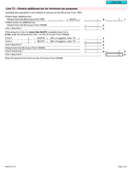 Form 5006-D Worksheet ON428 Ontario - Canada, Page 3