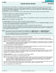 Form 5014-S6 Schedule 6 Canada Workers Benefit - Nunavut - Canada