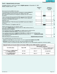 Form 5014-S6 Schedule 6 Canada Workers Benefit - Nunavut - Canada, Page 3
