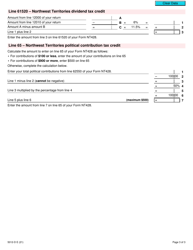 Form 5012-D Worksheet NT428 Northwest Territories - Canada, Page 3