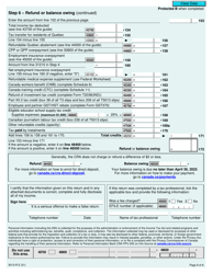Form 5013-R Income Tax and Benefit Return for Non-residents and Deemed Residents of Canada - Canada, Page 8