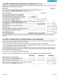 Form 5013-D1 Federal Worksheet (For Non-residents and Deemed Residents of Canada) - Canada, Page 6