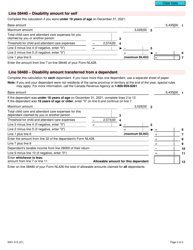 Form 5001-D Worksheet NL428 Newfoundland and Labrador - Canada, Page 2