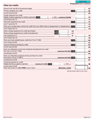 Form 5007-TC (MB479) Manitoba Credits - Canada, Page 5